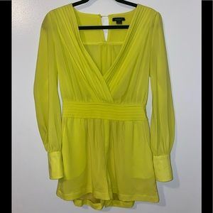 Neon yellow romper